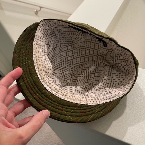Goorin Bros Plaid Green Newsie Hat Size XS - Picture 5 of 11